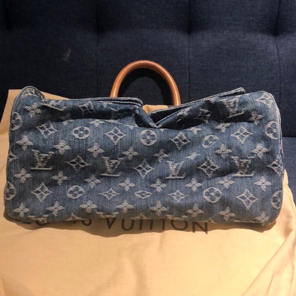Authentic LOUIS VUITTON Speedy Blue Monogram bag - Picture 3 of 8